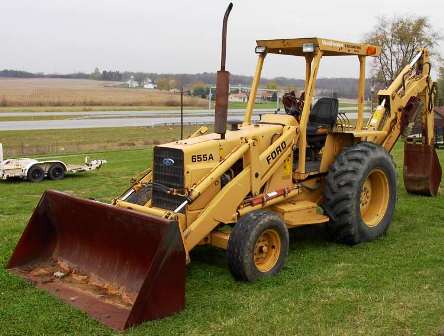 Ford 655A Backhoe