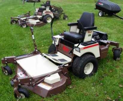 used Grasshopper 618 and 928D Front-Mount Mowers