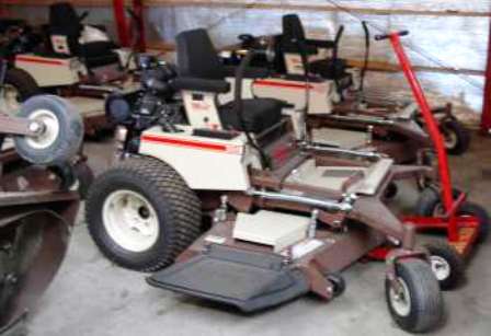 used Grasshopper 225 and 428D Mid-Mount Mowers