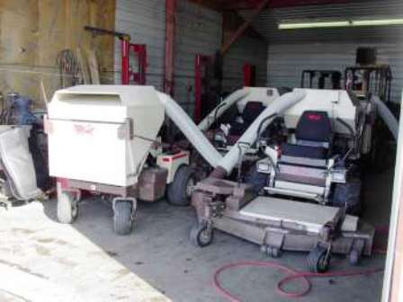 used Grasshopper Mower with grass catcher