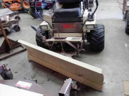used Grasshopper mower with blade