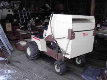 used Grasshopper 618 Front-Mount Mower with grass catcher